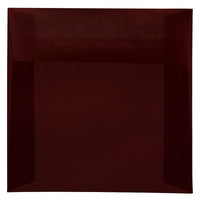 JAM Paper 6.5 x 6.5 Square Envelopes, Burgundy Translucent Vellum, 25 Pack (2813778)-Burgundy translucent