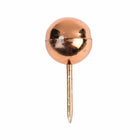 JAM Paper Colorful Push Pins - Round Head Map Thumb Tacks - Rose Gold - 100 Pack-Keep your school work, office work, art and visual projects organized with colored push pins!