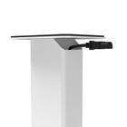 Kanto SX22W 22" Tall Fillable Speaker Stands with Isolation Feet - White-Dedicated cable management channel to conceal cables and hide speaker wire