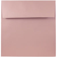 JAM Paper 6.5 x 6.5 Square Envelopes, Baby Pink, 25 Pack (327912965)-Baby pink
