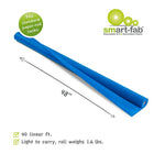 Smart-Fab Disposable Art & Decoration Fabric, Blue, 48" x 40' Roll (SMF1U384804040)-Smart-Fab is strong, yet flexible, and doesn't fray