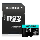 Adata Premier Pro 64GB Class 10 microSDXC/SDHC UHS-I U3 V30S with Adapter-Up to 100MB/second read speed and 80MB/second write speed (Read / write speed based on ADATA internal testing; performance may be lower depending on host device)