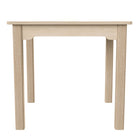 Flash Furniture Bright Beginnings Commercial Grade Wooden Square Preschool Classroom Activity Table (MKME088009)-Available in Multiple Table Heights