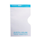 Austin House Passport Sleeve with RFID Protection-RFID blocking technology can help shielding against data theft from cards with electronic chips