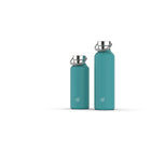 Minimal Stainless Steel Insulated Flask - Aqua - 500ml-BPA free plastic parts