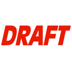 Trodat Printy ''DRAFT'' Climate Neutral Self-Inking Stamp 4911-Replacement ink pads are available for easy colour changes