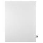 Mark Maker Legal Tabs - Letter Size - White - 1/15th cut - 25 tabs per package - 5 packages Pack - Number 149-White Single Tabs