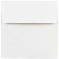 JAM Paper 5 x 5 Square Envelopes, White, 100 Pack (28414B)-White