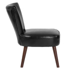 Flash Furniture HERCULES Holloway Series Black LeatherSoft Retro Chair - 2 Pack-Black LeatherSoft Upholstery