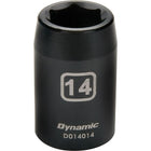 Dynamic Tools 1/2" Drive 6 Point Metric, 36mm Standard Length, Impact Socket-Size: 36 mm