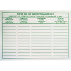 SCN First Aid Kit Inspection Report Cards - Bilingual - 12 Pack of 25 Cards-Inspection Report Cards
