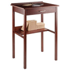 Winsome Wood Ronald High Desk  (94627)-Overall dimensions 41.89"H x 27.95"W x 21.73"D