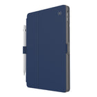 Speck Balance Folio Case with Microban for iPad (2019/2020) - Arcadia Navy/Moody Grey-Adjustable multi-angle viewing stand