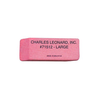 Charles Leonard Synthetic Large Economy Wedge Eraser, Pink, 36 Pack-Pink
