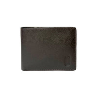 Club Rochelier Men Slim Wallet With Zippered Pocket - Brown-6 Credit Card Slots