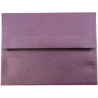 JAM Paper A2 Invitation Envelopes, 4.38 x 5.75, Stardream Metallic Ruby Purple, 50 Pack (GCST604I)-Ruby stardream metallic envelope