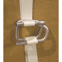 Seals Buckles for Polypropylene Strapping, PA501, Strap Width - 1/2", 2000 Pack-WIRE BUCKLES