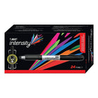 BIC Intensity Grip Permanent Marker - Fine Tip - Black - 24 Pack-Permanent Marker