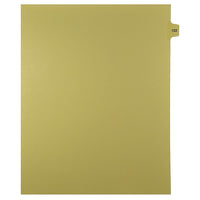 Mark Maker Legal Exhibit Index Tab Buff Single Tabs, 1/15th Cut, Letter Size, No Holes, Number 122, 25 Pack-Buff Single Tabs, 1/15th Cut