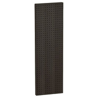 Azar Displays 44" x 13.5" Pegboard 1-Sided Wall Panel, Solid Black, 2 Pack-For use with flat surface