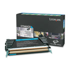 Lexmark Return Program Toner Cartridge, Laser, Standard Yield, OEM, Cyan, (C734A1CG)-Print Technology: Laser