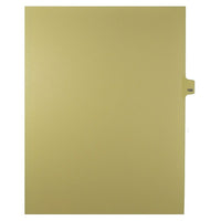 Mark Maker Legal Exhibit Index Tab Buff Single Tabs, 1/25th Cut, Letter Size, No Holes, Number 185, 25 Pack-Buff Single Tabs, 1/25th Cut