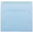 JAM Paper A8 Invitation Envelopes, 5.5 x 8.125, Baby Blue, 250 Pack (155630H)-Blank interior for personalized message