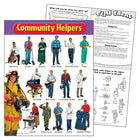 TREND enterprises, Inc. Community Helpers Learning Chart, 17" x 22"-Many people, explore helpers in your community and beyond with the photos on this chart