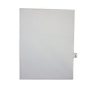 Mark Maker Legal Exhibit Index Tab White Single Tabs, 1/26th Cut, Letter Size, No Holes, Letter R, 25 Pack-White Single Tabs, 1/26th Cut
