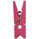 JAM Paper Wood Clothing Pin Clips, Small 7/8, Fuchsia Pink, 3 Packs of 50, 150 Total (230729139g)-5