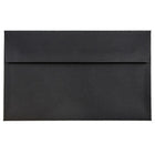 JAM Paper A9 Invitation Envelopes, 5.75 x 8.75, Black Linen Recycled, 250 Pack (900906807H)-Black linen recycled envelope