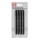 TRU RED Permanent Markers - Twin Tip - Black - 4 Pack-Marks most surfaces easily and resists fading