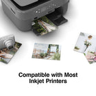 Staples Ultra Premium Photo Paper - Glossy - 8-1/2" x 11" - 50 Pack-Photo lab-quality paper delivers sharp images and vibrant colours