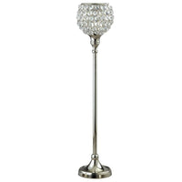 Elegance – Porte-bougie étincelant sur support, bas (72887)-Porte-bougie