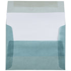 JAM Paper A2 Invitation Envelopes, 4.38 x 5.75, Ocean Blue Translucent Vellum, 50 Pack (PACV602I)-Envelope Size: 4.38" x 5.75"