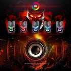 Marvo SG118 USB Powered, 3.5mm Plug RGB LED Gaming Speakers, 2 Pack-Drive unit: 2 inch x2