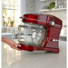 Kenmore Elite Ovation Stand Mixer with Pour-In Top - 5 qt - Burgundy-Built-in power hub is compatible with optional KitchenAid attachments such as vegetable spiralizer, meat grinder, and pasta maker
