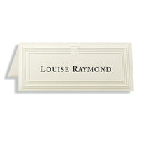 St. James Place Cards - 1-3/4 x 4-1/4" - Ivory - Laser/Inkjet Printable - Capital Emboss - 1500 Pack-Premium 47 lb bond paper, simple yet elegant