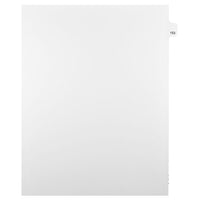 Mark Maker Legal Exhibit Index Tab White Single Tabs, 1/25th Cut, Letter Size, No Holes, Number 153, 25 Pack-White Single Tabs, 1/25th Cut