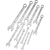 Dynamic Tools 12 Piece SAE Combination Wrench Set, Mirror Chrome Finish, 1/4" - 15/16"-Contains: 1/4", 5/16", 3/8", 7/16", 1/2", 9/16", 5/8", 11/16", 3/4", 13/16", 7/8", 15/16"