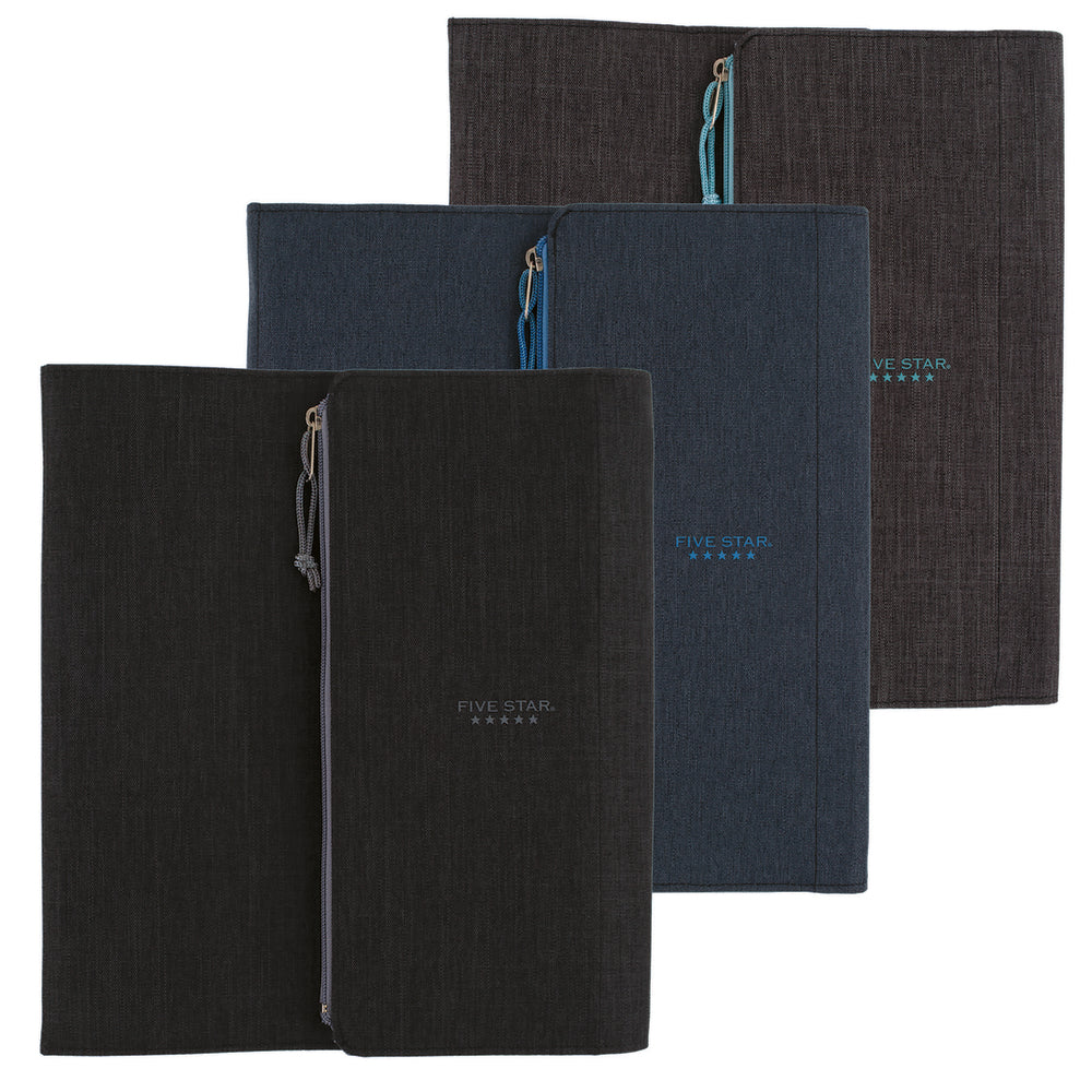 Five Star Deluxe Binder + Removable Pouch - Assorted Colours