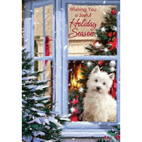 Christmas Cards, Wishing You a Joyful Holiday Season, 18 Pack-All cards are individually cello wrapped