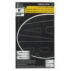 C-THRU 6" Frankin Repositionable Vinyl Letters, Black, 4 Pack-Adheres to any clean, smooth surface