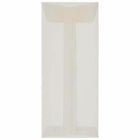 JAM Paper #10 Policy Business Translucent Vellum Envelopes - 4.125" x 9.5" - Clear - 25 Pack-Colour: Clear