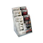 Azar Displays 3-Tier 6-Pocket Trifold Brochure Holder (252379)-Made from plastic