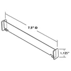 Azar Displays Center Dividers, 1.12" x 7.5", 50 Pack (225902)-Dimensions: 1.12"H x 7.5"D