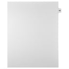 Mark Maker Legal Tabs - Letter Size - White - 1/15th cut - 25 tabs per package - 5 packages Pack - Number 182-White Single Tabs