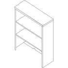 Office Star Napa Collection Open Hutch, Cherry-Scratch-resistant, textured thermally fused laminate surfaces