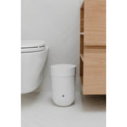 Umbra Touch Waste Can, White-Plastic and rubber