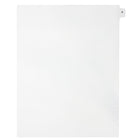 Mark Maker Legal Exhibit Index Tab White Single Tabs, 1/15th Cut, Letter Size, No Holes, Letter A, 25 Pack-White Single Tabs, 1/15th Cut
